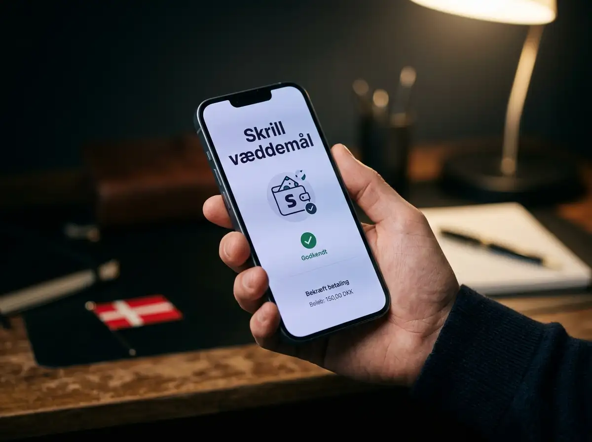 E-wallet betalingsskinne mellem dansk bookmaker og Skrill-saldo