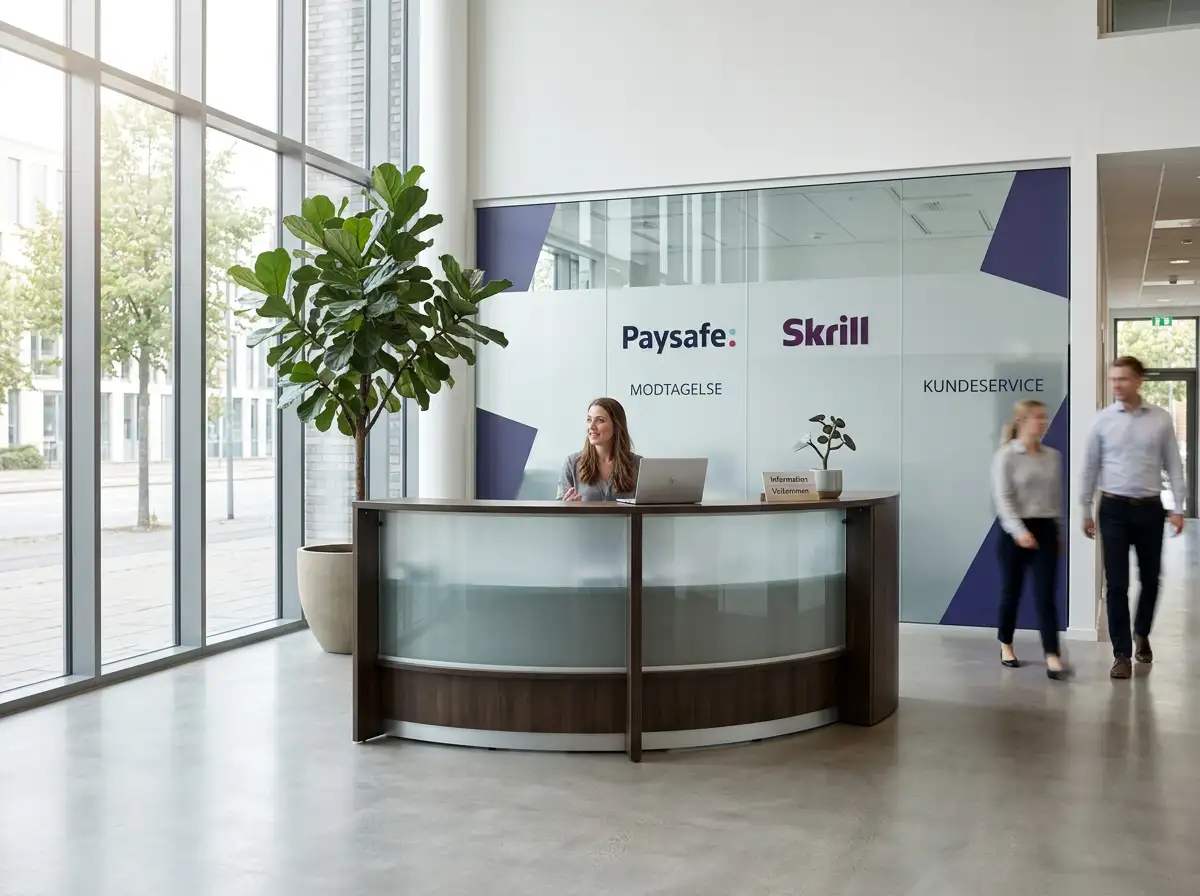 Skrill og Paysafe koncernstruktur som global betalingsinfrastruktur