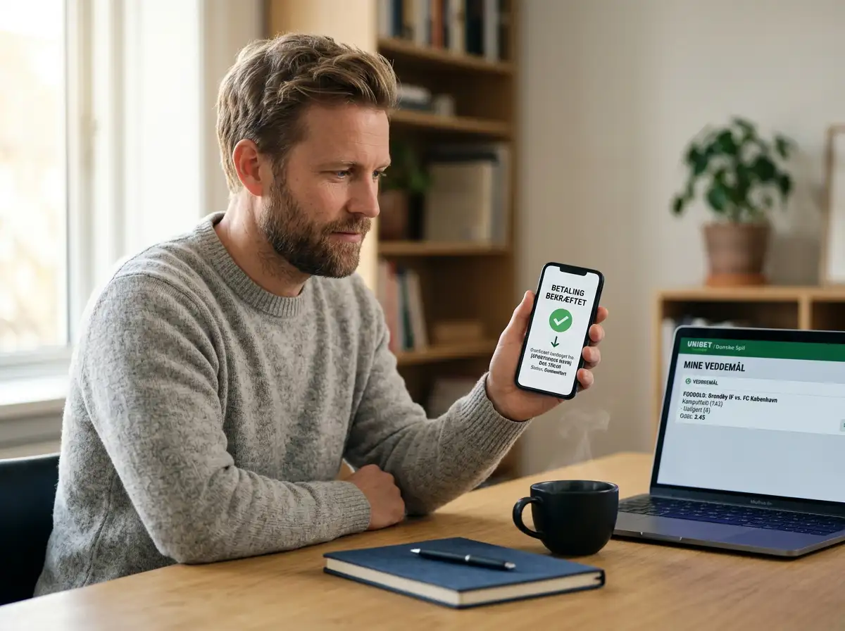Indbetaling fra Skrill e-pengepung til dansk bookmaker spilkonto via mobiltelefon